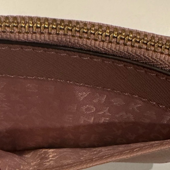 KATE SPADE Dusty Pink Gold Key Ring Card Holder - Picture 7 of 12